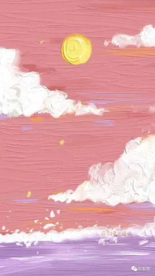 画壁纸ins风小清新油画背景图片分享一组小清新油画

