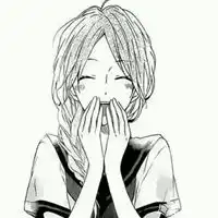 qq女生头像黑白动漫
