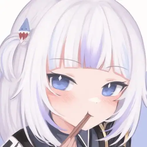 头像白色系银发小萝莉动漫头像系列
