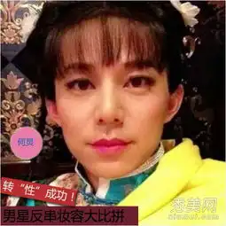 12位男星反串妆容pk最美vs最丑
