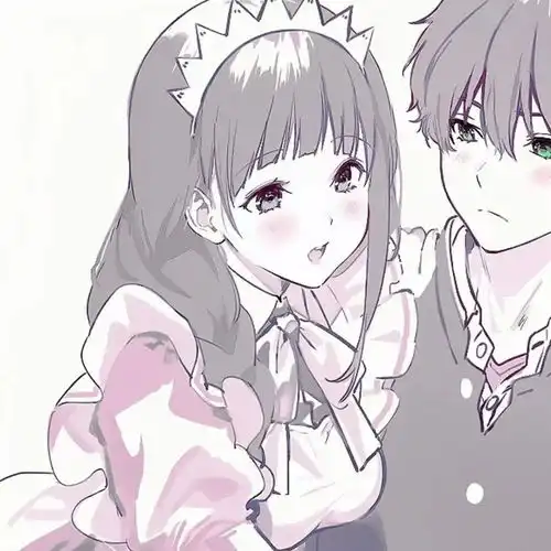 情侣头像有幸被爱的话晚一点也没关系
