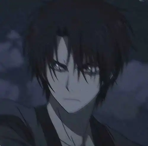 动漫头像男生黑暗风头像,你的心像一个石头
