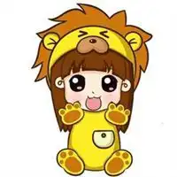 狮子比较可爱的头像卡通萌动漫微信头像图片大全
