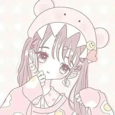 卡通闺蜜头像二人可爱动漫女生双人闺蜜图片
