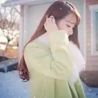 日韩甜美风格的可爱女生微信头像

