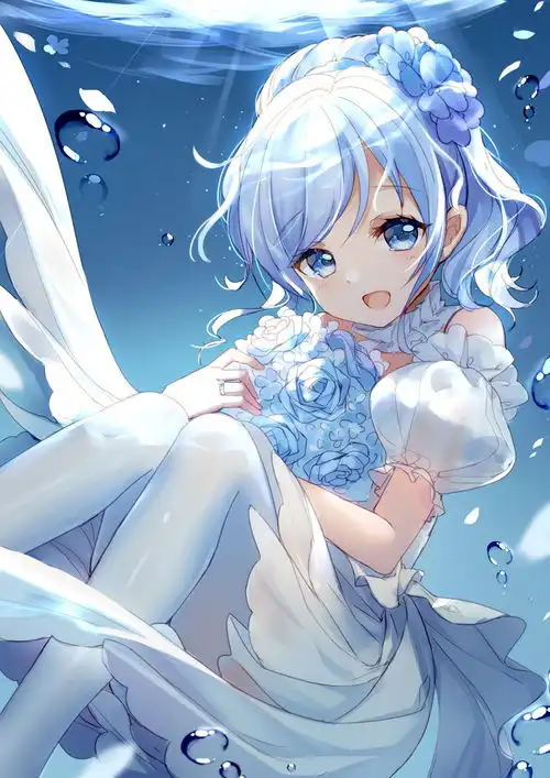 水中唯美插画特辑
