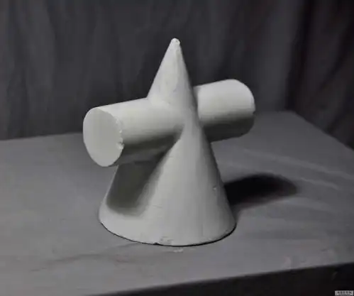 常见的素描几何体参考和结构分析
