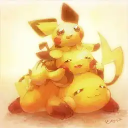 萌物pokemon皮卡丘大黄堆糖,美好生活研究所
