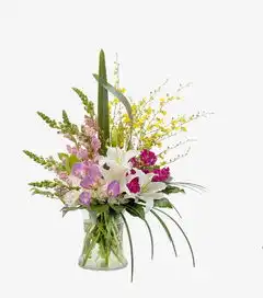 百合花插花的花瓶花篮素材图片免费下载高清产品实物png千库网图片编号3453544