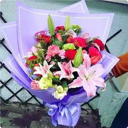 唯美好看花束微信头像3
