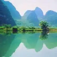 找一个山水花草之类的微信头像图片
