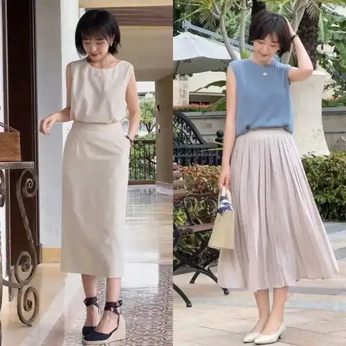 为什么40岁的中年女人穿裙子更高级洋气看3个技巧,就懂了

