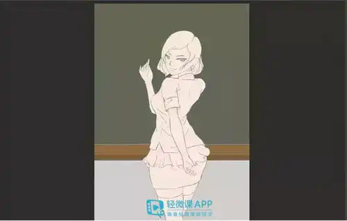 怎么给漫画人物线稿上色人物线稿上色的过程
