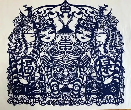 黄河入海流寅虎迎吉祥2022黄河口虎年生肖剪纸大赛获奖作品展
