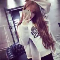 卷发头像女生背影微信头像图片大全
