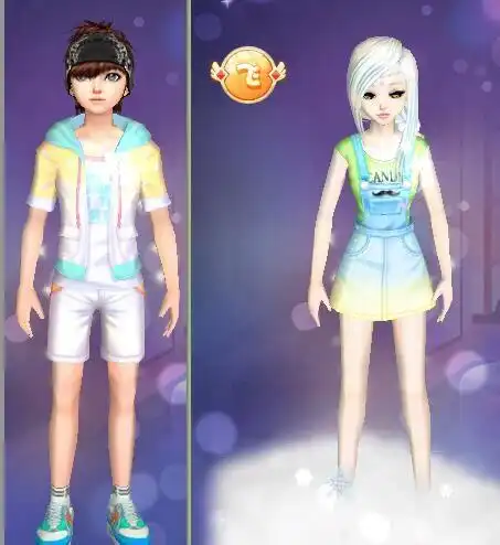 qq炫舞男装柠清动听女装该怎么搭配
