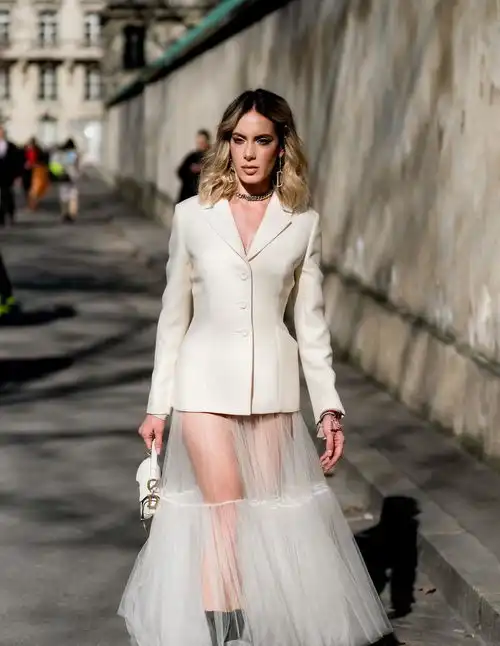 网纱裙穿搭火了,仙气飘飘魅力十足,微胖身材也可以尝试
