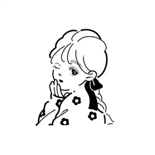 头像简笔画头像v
