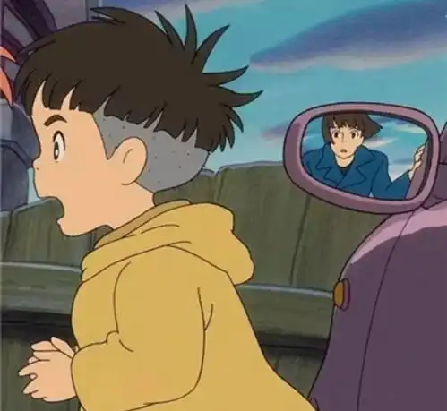 宫崎骏动漫头像波妞与宗介
