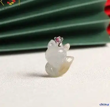 新创意设计翡翠招财猫戒指,寓意招财进宝
