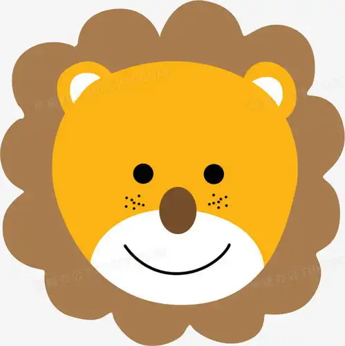 卡通狮子头像png图片素材下载头像png熊猫办公
