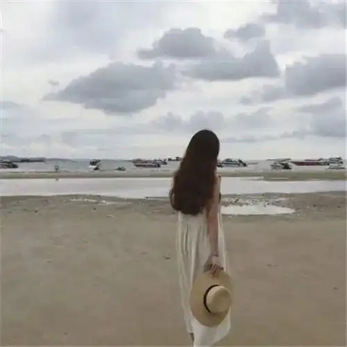 超美背影女生头像
