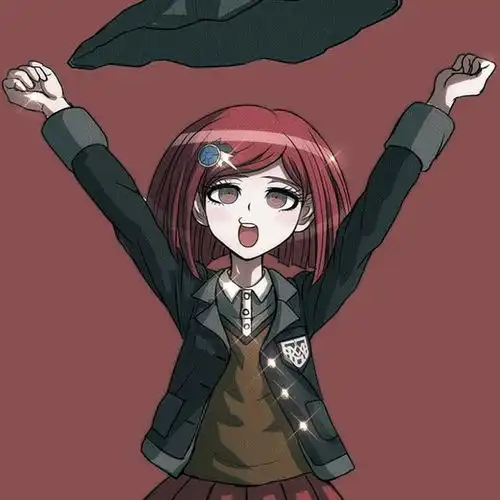 弹丸论破梦野秘密子,为数不多活下来的成长系角色,动漫头像
