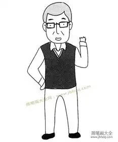 不同特征的爸爸
