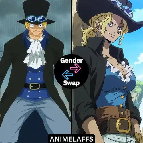 当海贼王男角色变成女性香克斯好美,弗兰奇变机械女王
