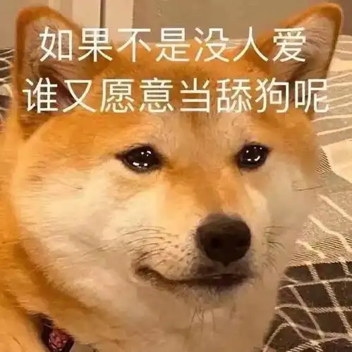 搞笑表情包更新只想做你一个人的舔狗
