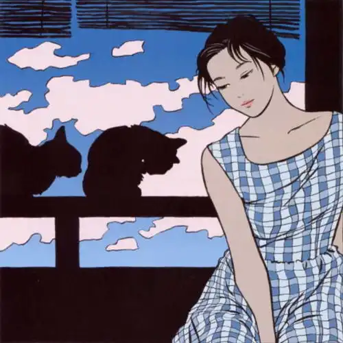 我敢打赌,你一定见过他的少女插画
