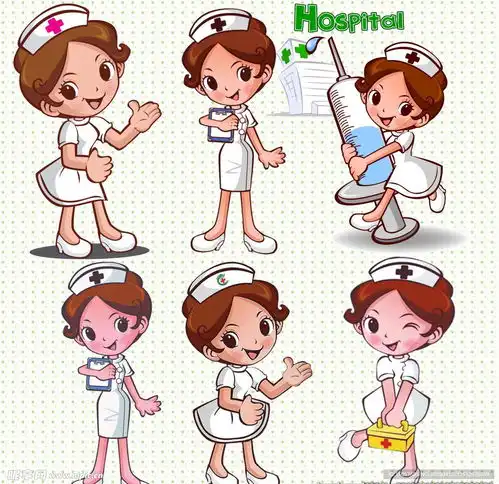 卡通护士设计图
