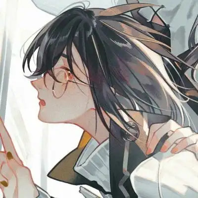二次元动漫男生头像,一对两张
