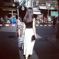 时尚qq头像女生背影
