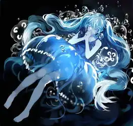 水母p站二次元插画少女头像手绘初音堆糖,美好生活研究所
