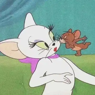 汤姆猫和杰瑞老鼠情侣头像
