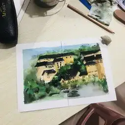 最近开始学水彩了,觉得挺有意思的
